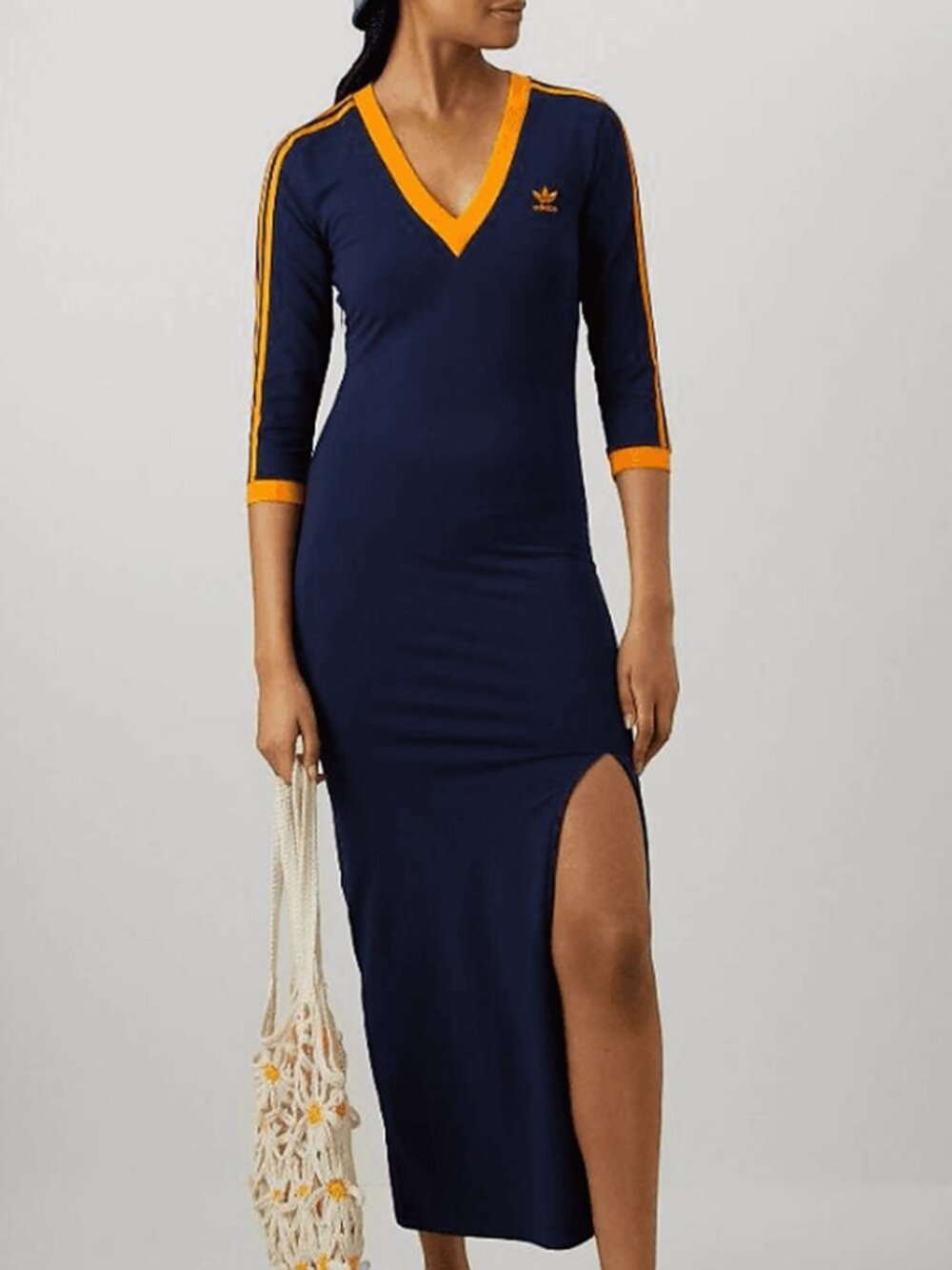 NWT ADIDAS ADICOLOR CLASSICS 3-STRIPES MAXI DRESS SIZE XL